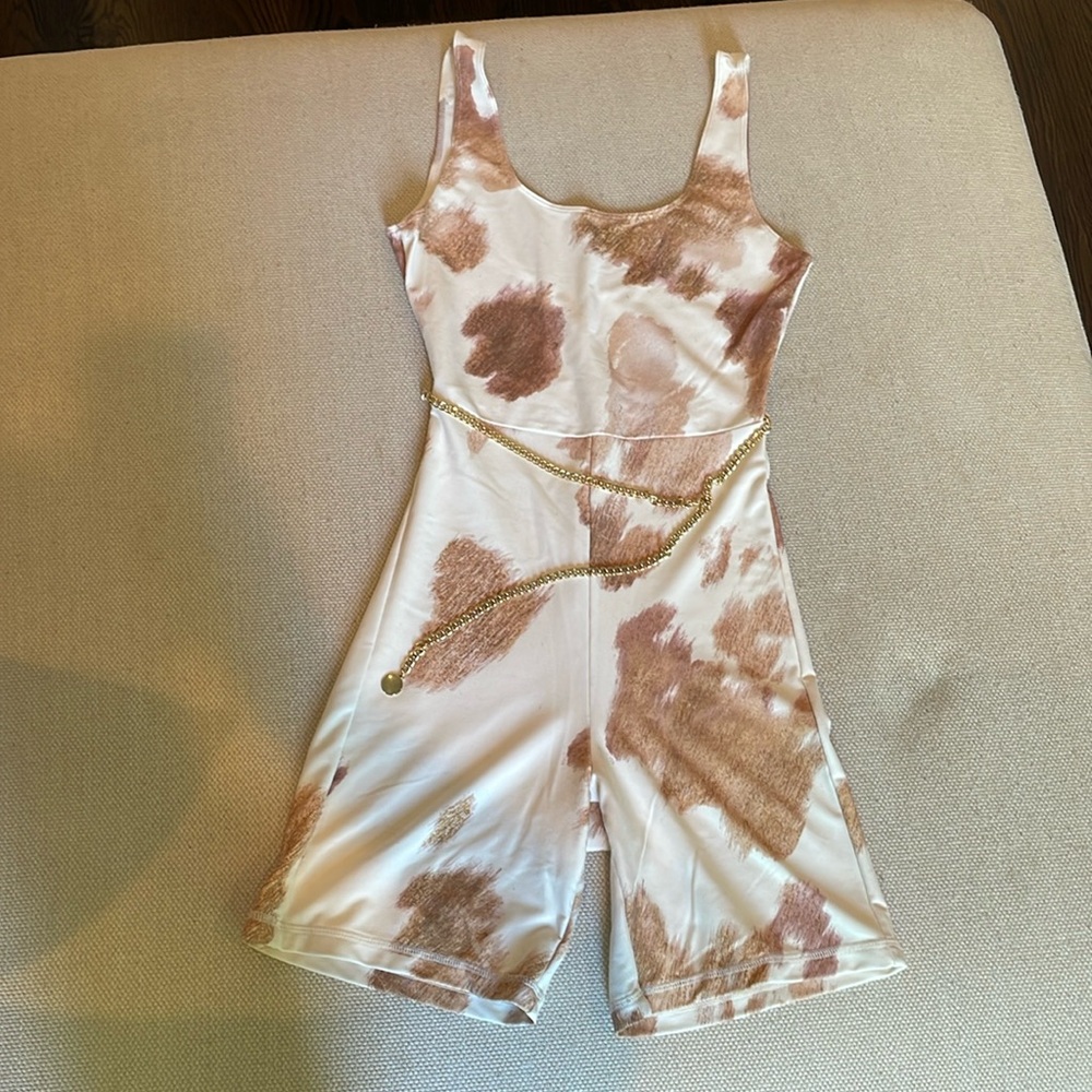 WeWoreWhat Cowhide Bodysuit
